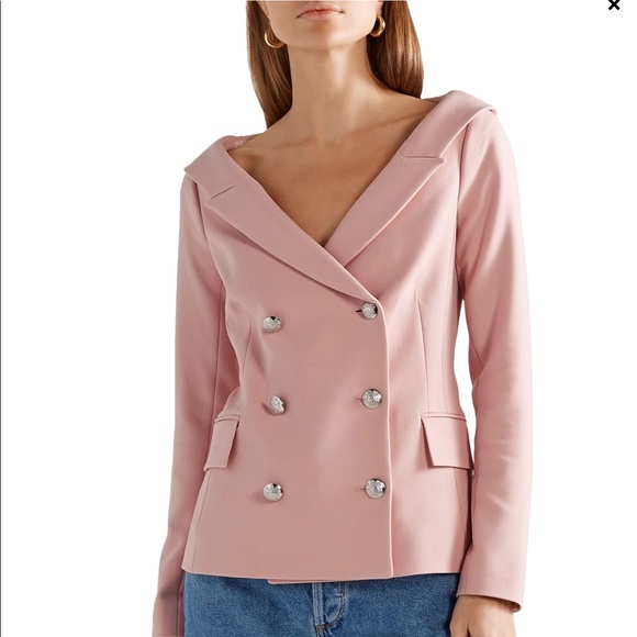 Veronica Beard Jackets & Blazers - Veronica Beard Frayne Pink Crepe Blazer SZ 10